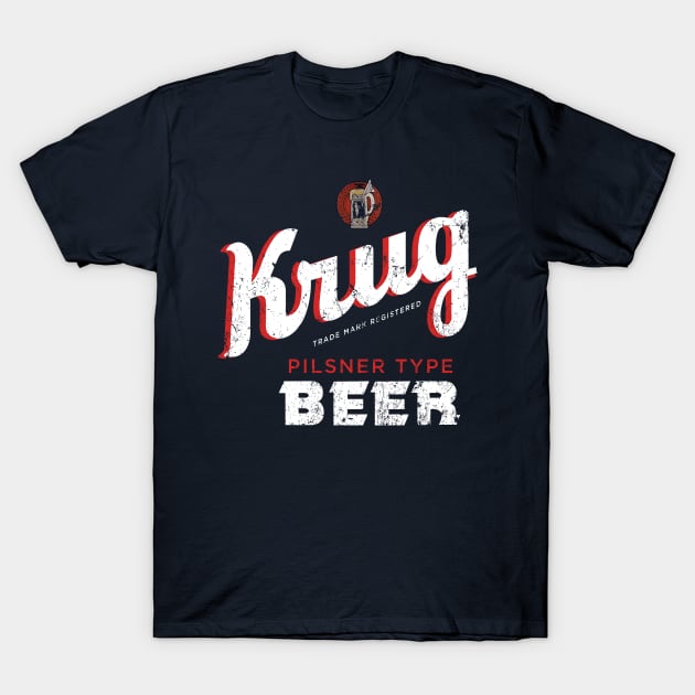 Krug Beer T-Shirt by MindsparkCreative